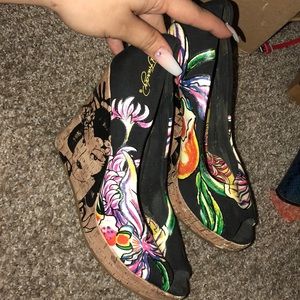 Cute ed hardy heels